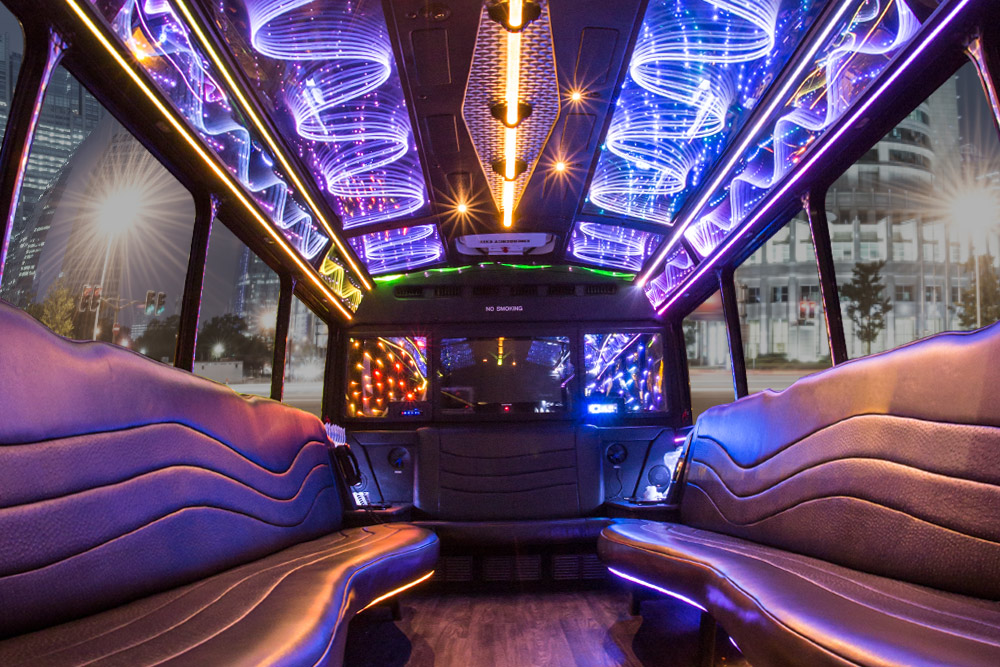 Black Party Bus Portland Oregon - JMI Limousine