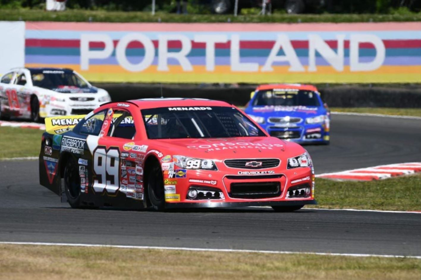 Caleb Shrader Racing at PIR with JMI Limousine Event Transportation