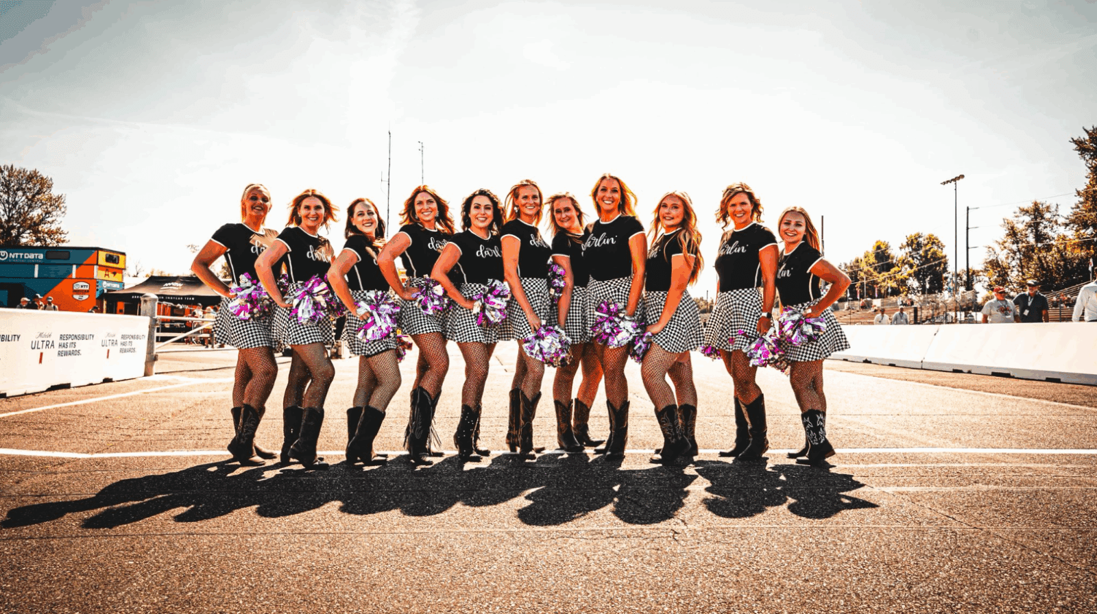 NASCAR Portland Dirt Darlins Country Line Dance Team Charity 501c3