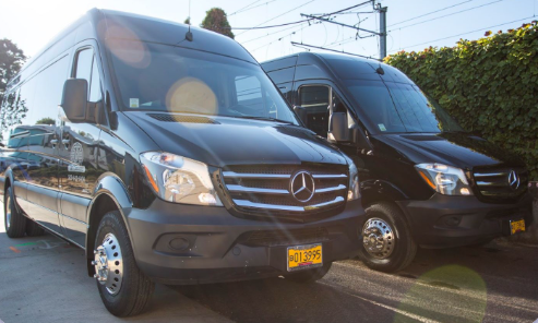 Oregon-City-Shuttle-Service-Portland-Black-Mercedes-Benz-Passenger-Coach-JMI-Limo