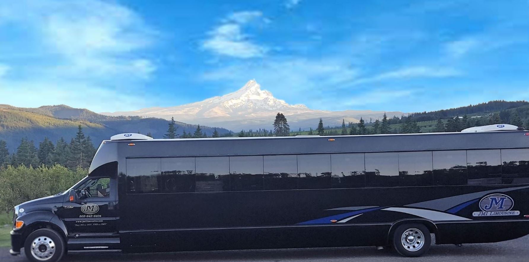 Oregon Wine Tour Party Bus - JMI Limo Portland